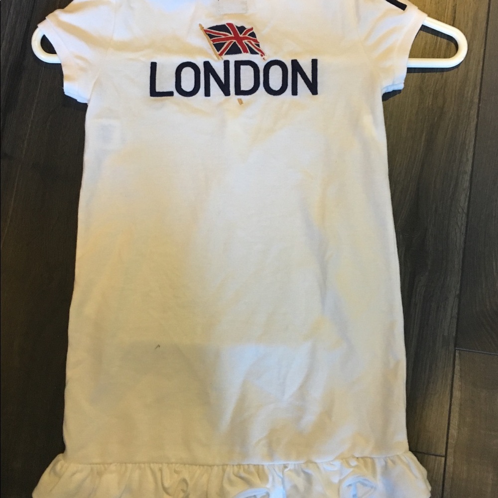 Ralph Lauren London Red white Blue girls dress